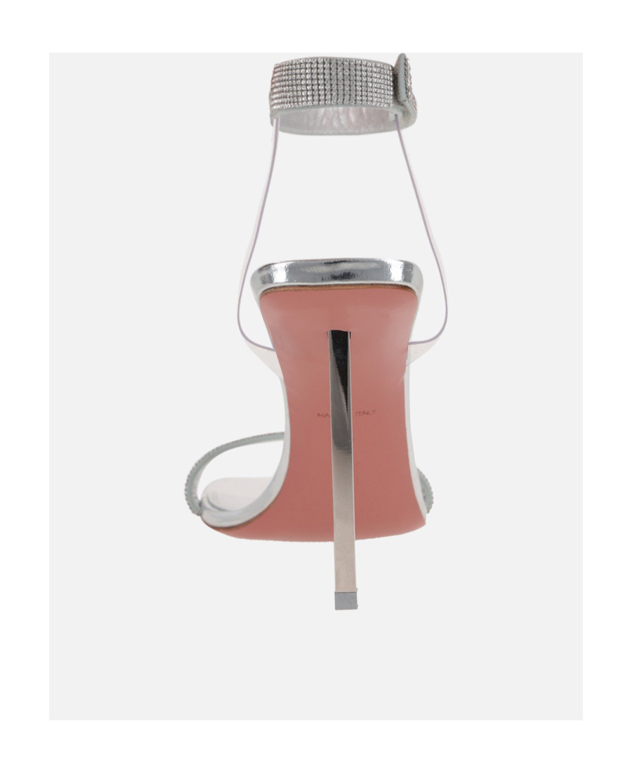 AMINA MUADDI SQUARE-HEADED HIGH-HEELED SANDALS 
