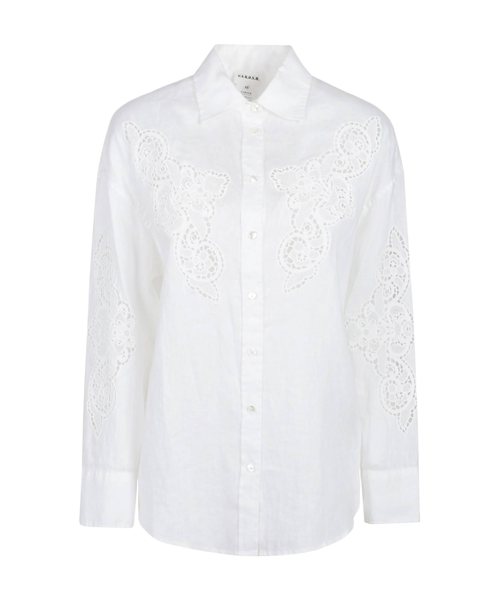 P.a.r.o.s.h . Embroidered Long Sleeve Top