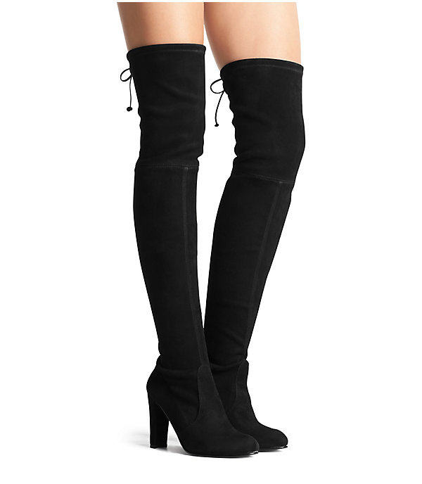 Stuart Weitzman High-heeled Knee-high Boots In Black
