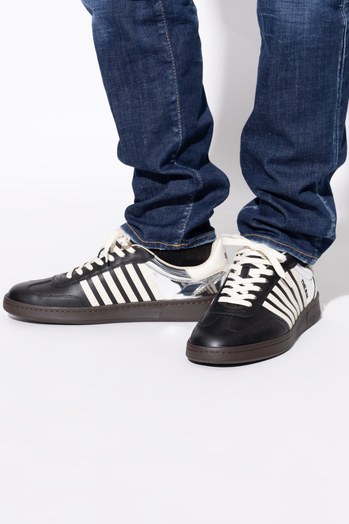 Dsquared2 Boxer Leather Sneakers