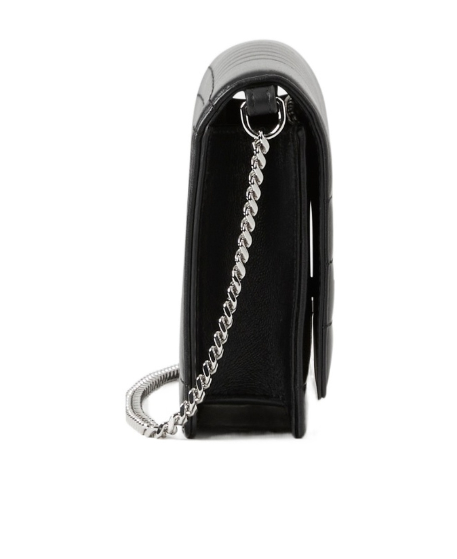 Burberry Lola Quilted Mini Bag In Black