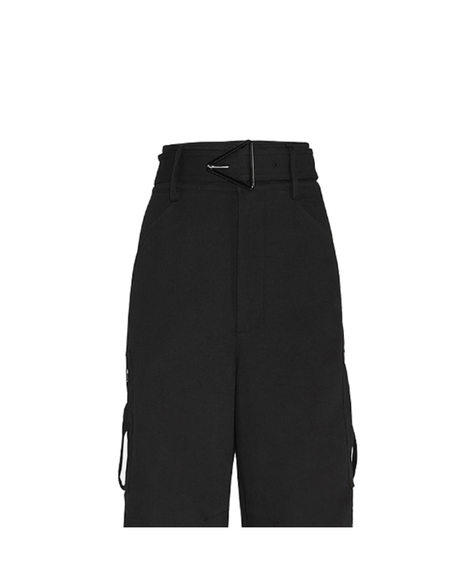 Bottega Veneta Side-pocket Cargo Trousers In Black