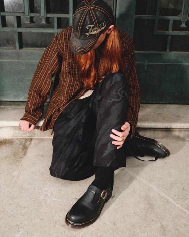 DR. MARTENS' T-BAR REGENCY LEATHER MARY JANE SHOES
