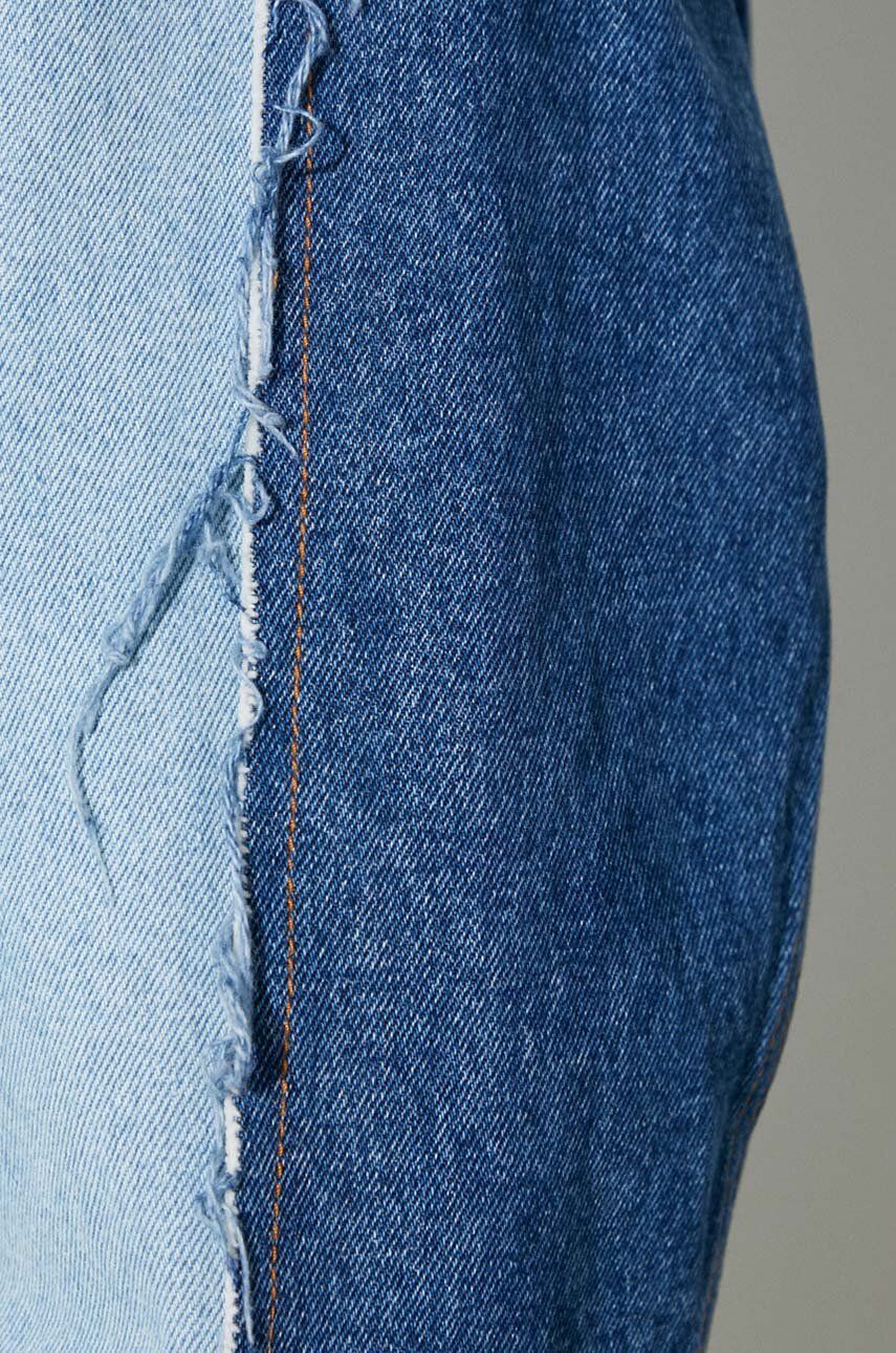 Heron Preston Logo-patch Denim Jacket In Blue
