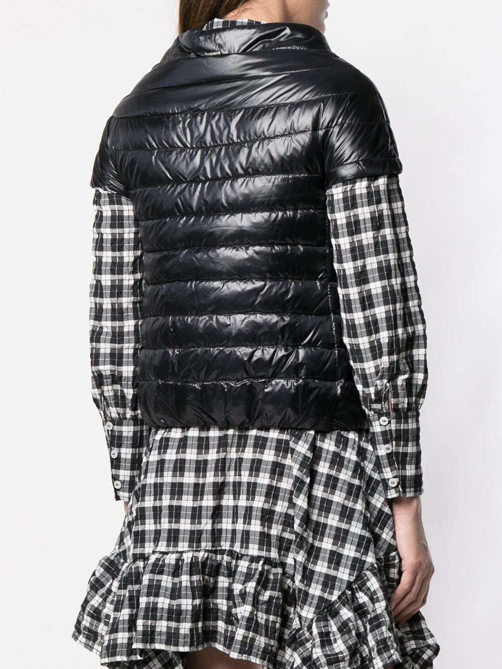 Shop Herno Greta Padded Jacket In Black