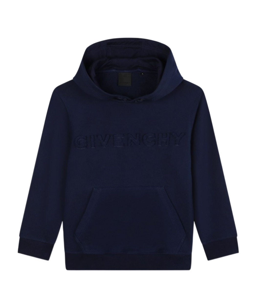 Shop Givenchy Logo-embroidered Fleece-texture Hoodie In Black