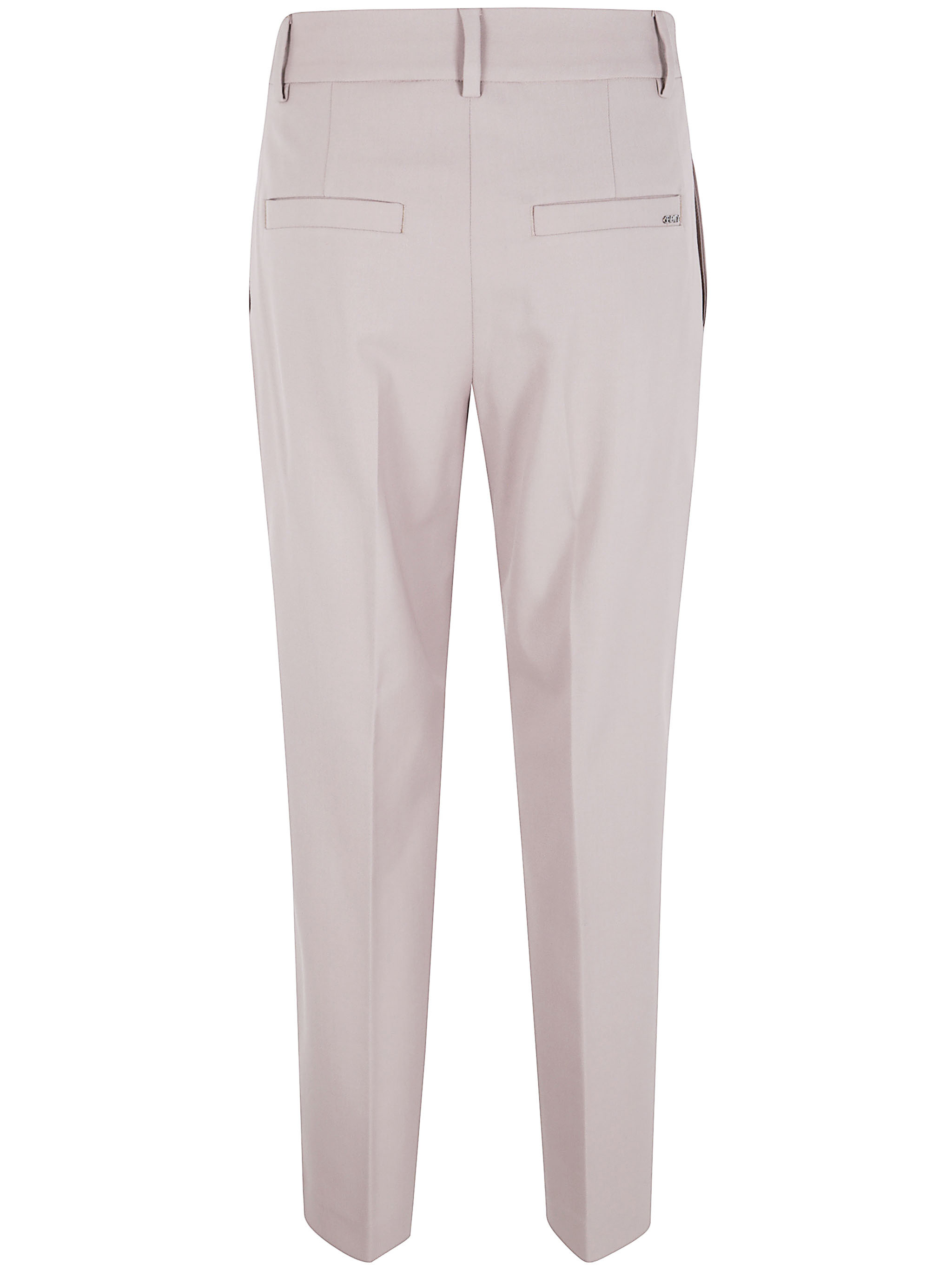 Seventy Pocket-logo Detail Trousers In Neutral