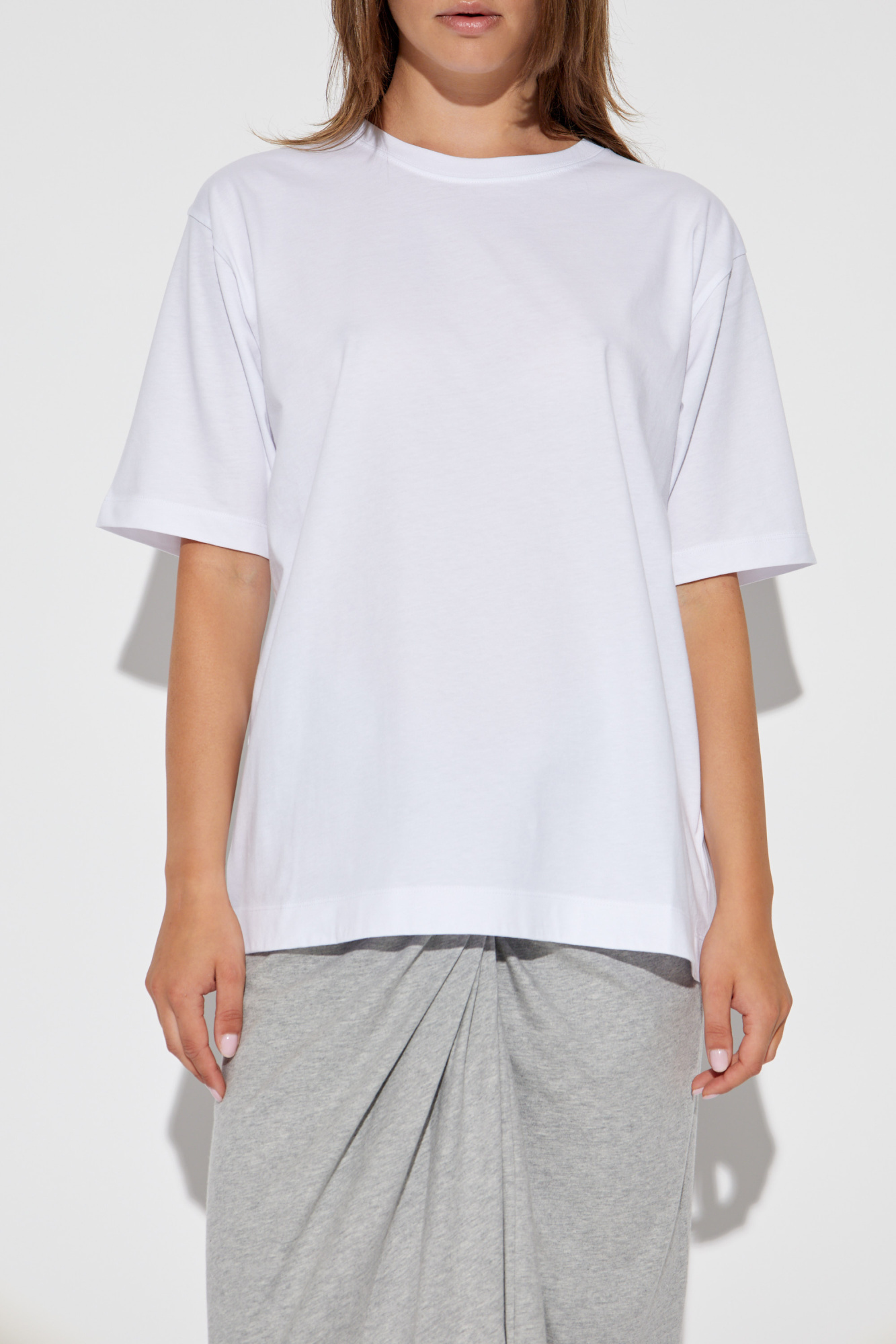 Shop Dries Van Noten Crewneck Short-sleeved T-shirt In White