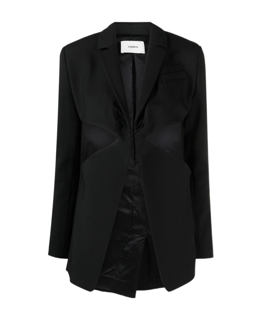 Coperni Long Sleeved Suit Jacket In Black