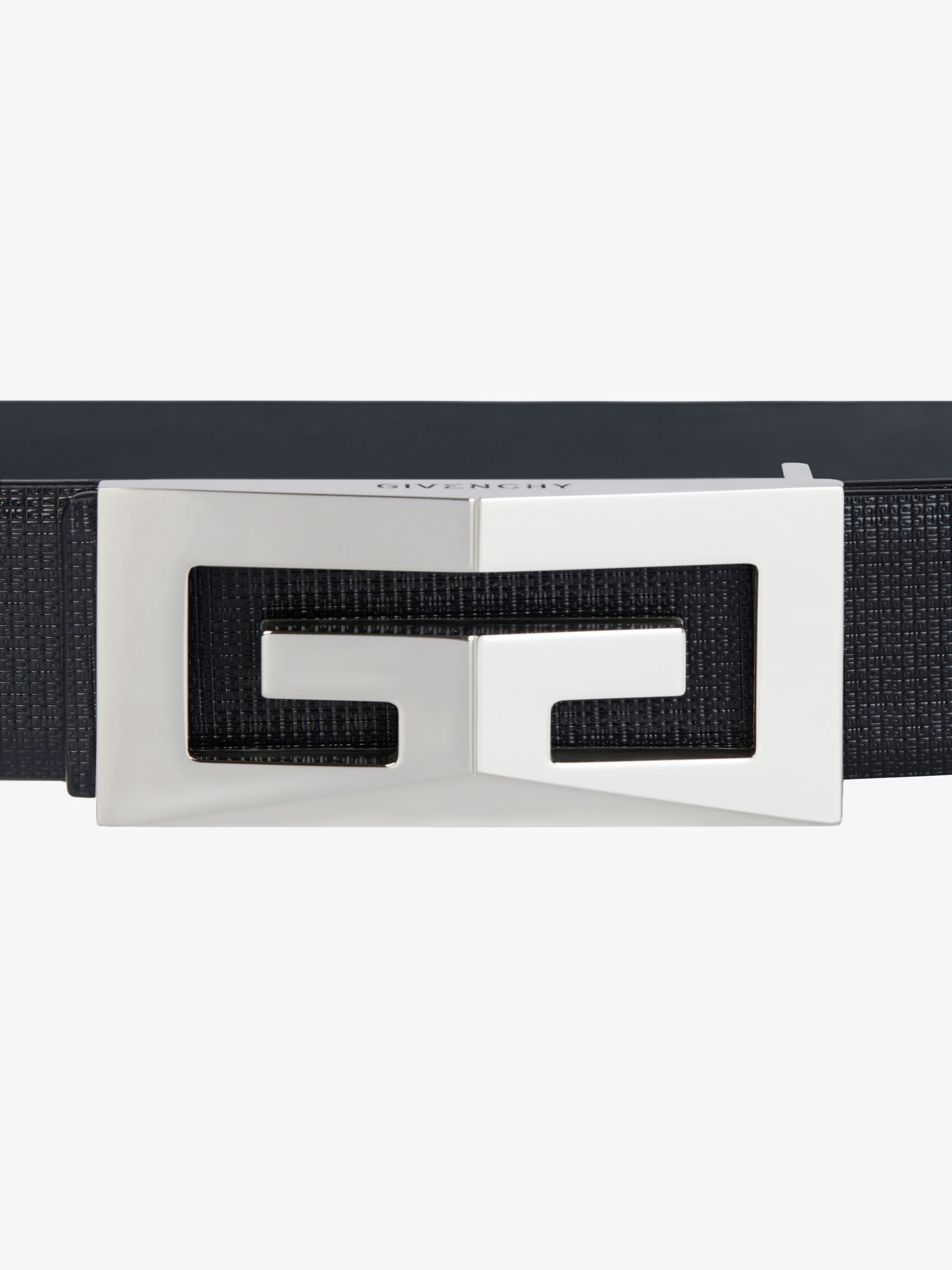 Givenchy Logo Double-sided Belt In Black