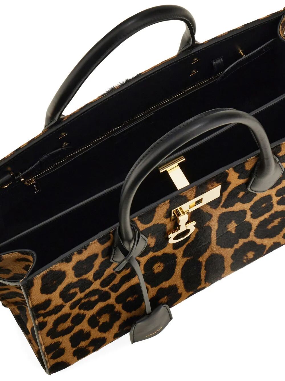 Ferragamo Studio Soft Bag (l) In Black