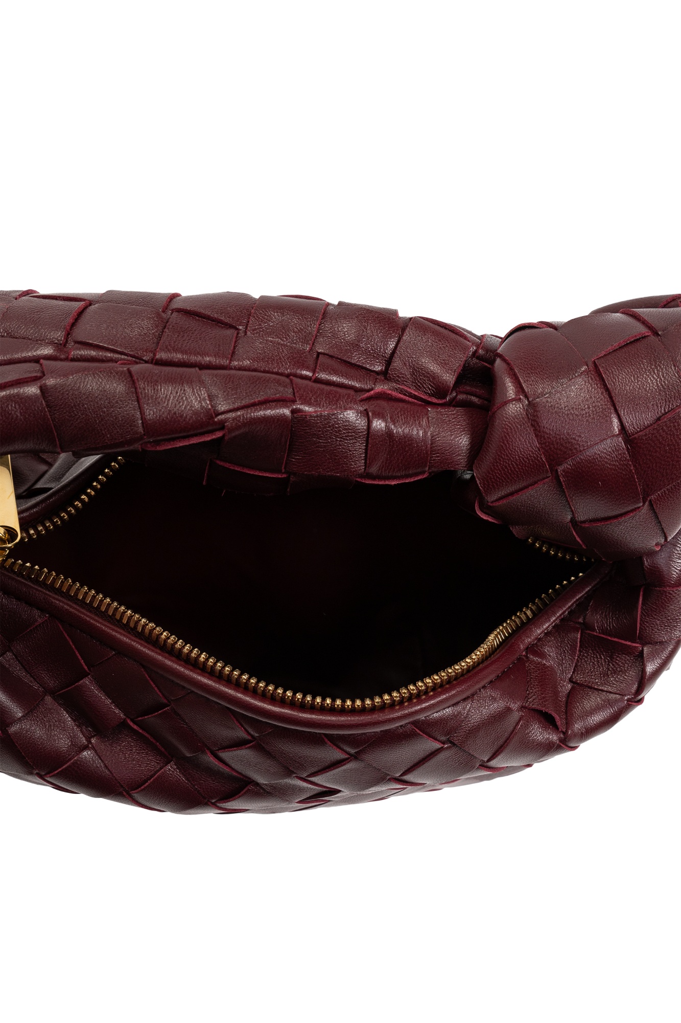 Shop Bottega Veneta Jodie Mini Tote Bag In Brown