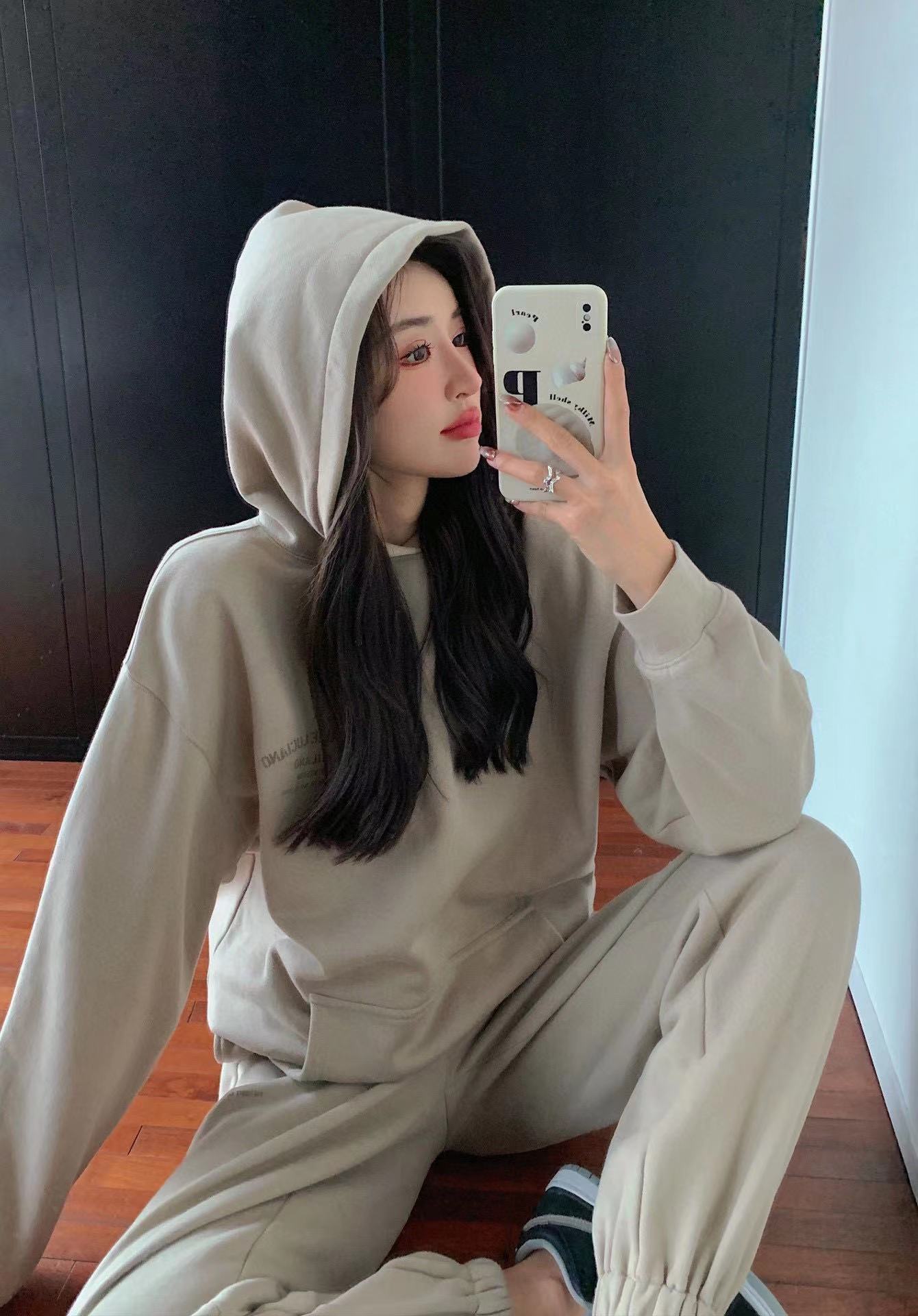 Charlie Luciano Logo Hooded Hooded Hoodie In Brown