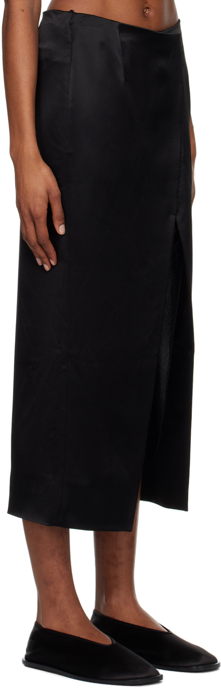 Tove Slit Skirt In Black