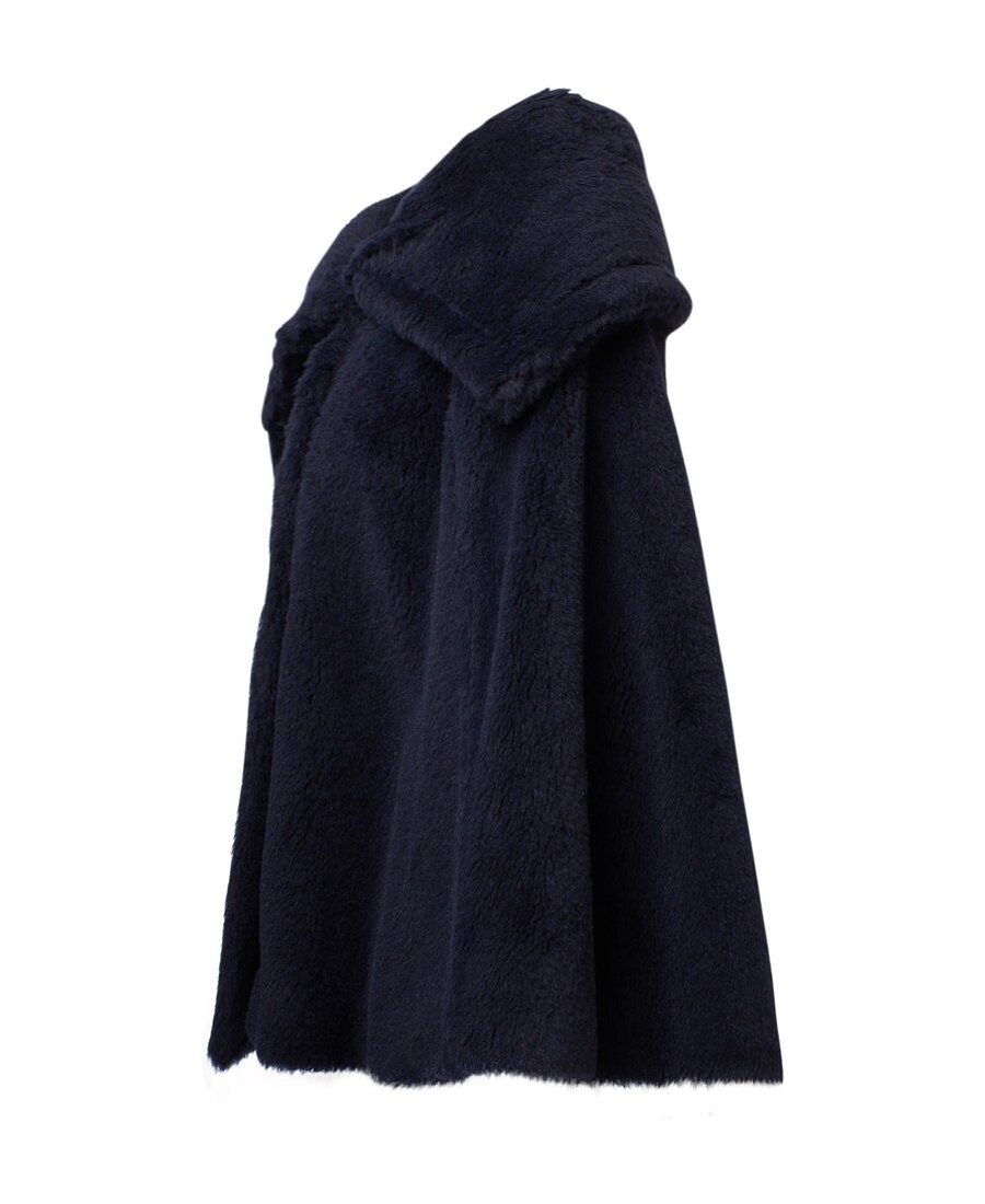 Max Mara Loose Cloak In Black