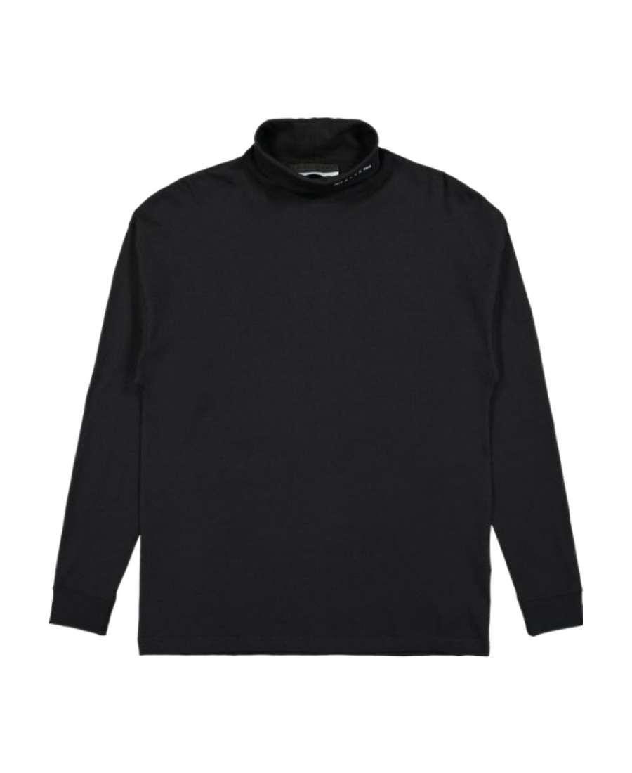 Alyx Roll-collar T-shirt In Black