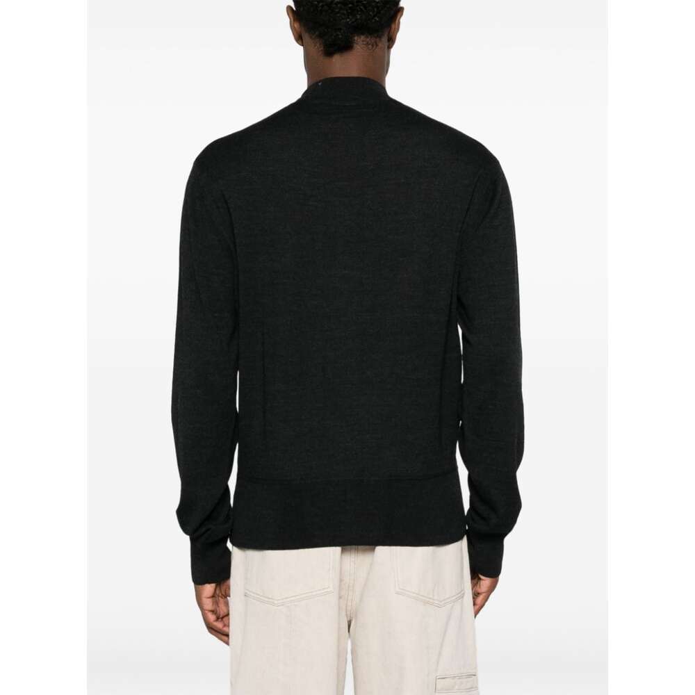 Lemaire Men's Wool Jersey In Black