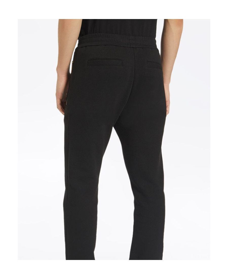 Giuseppe Zanotti Logo Embroidery Sports Pants In Black