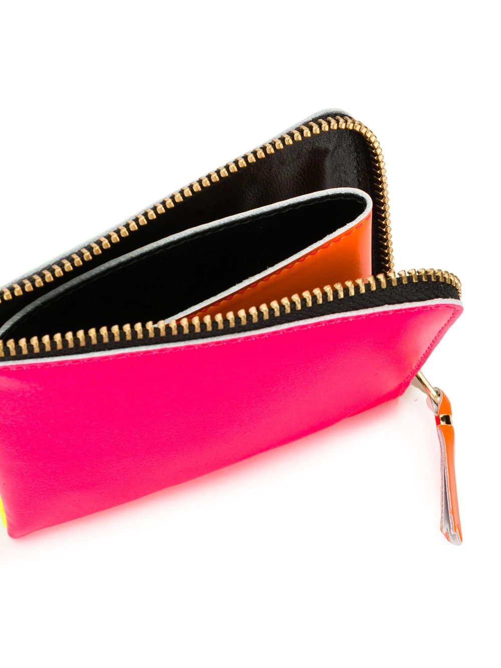 Comme Des Garçons Small Zip Around Wallet In Red