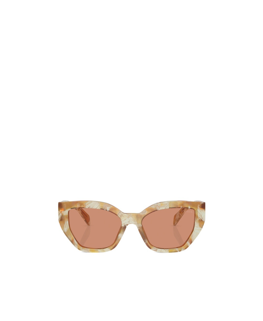 Prada Cat-eye Frame Sunglasses Sunglasses In Nude