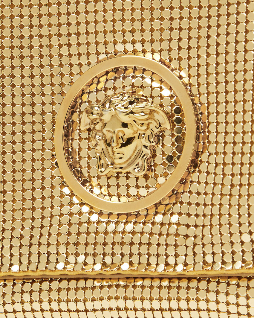 Versace Clutch With Shimmering Crystals