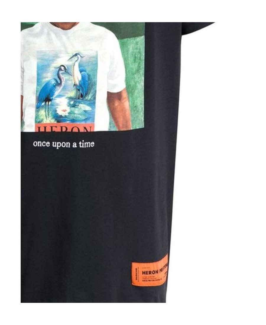 Heron Preston Printed T-shirt In Black