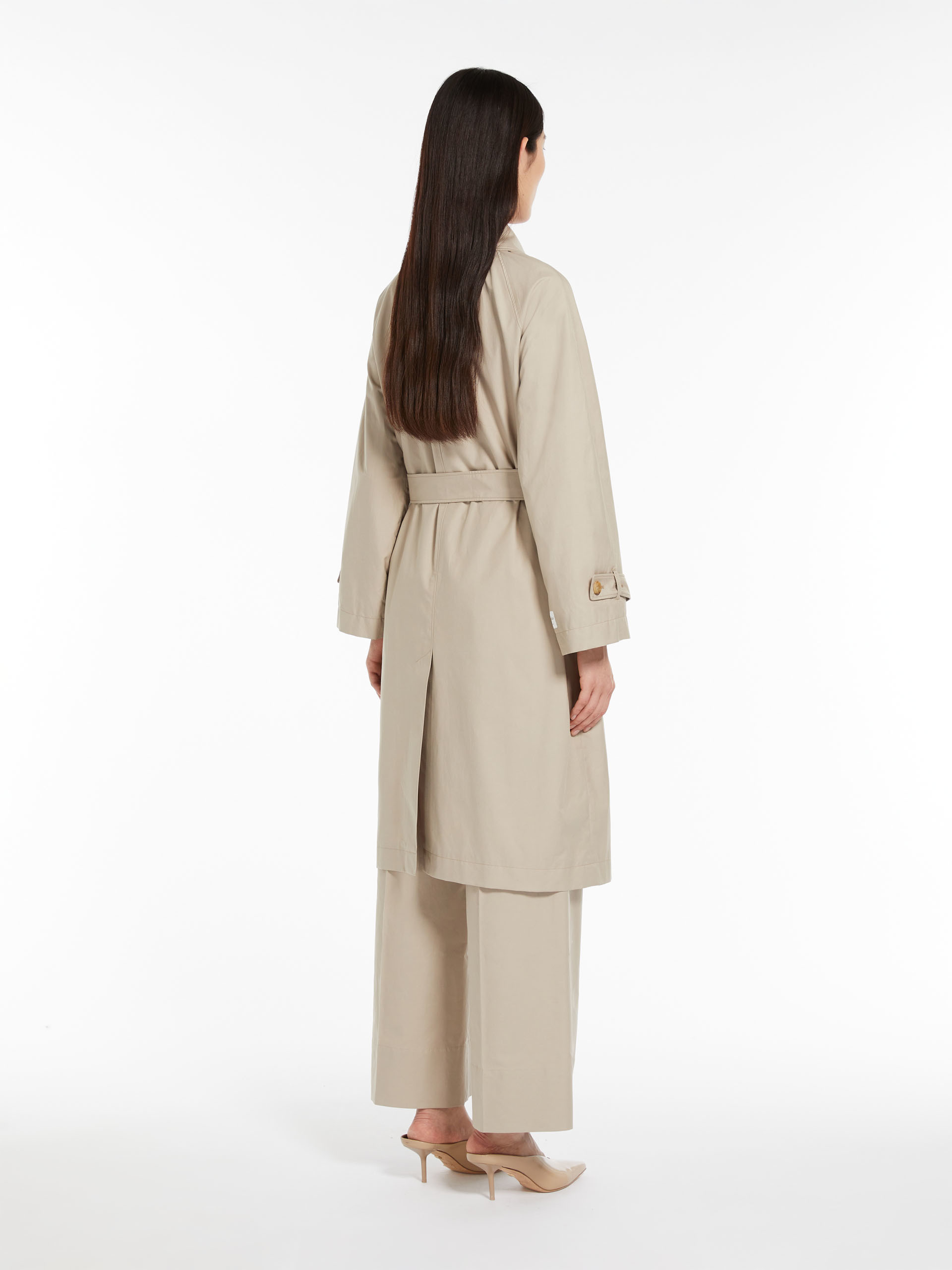 Max Mara Trench Monopetto In Nude