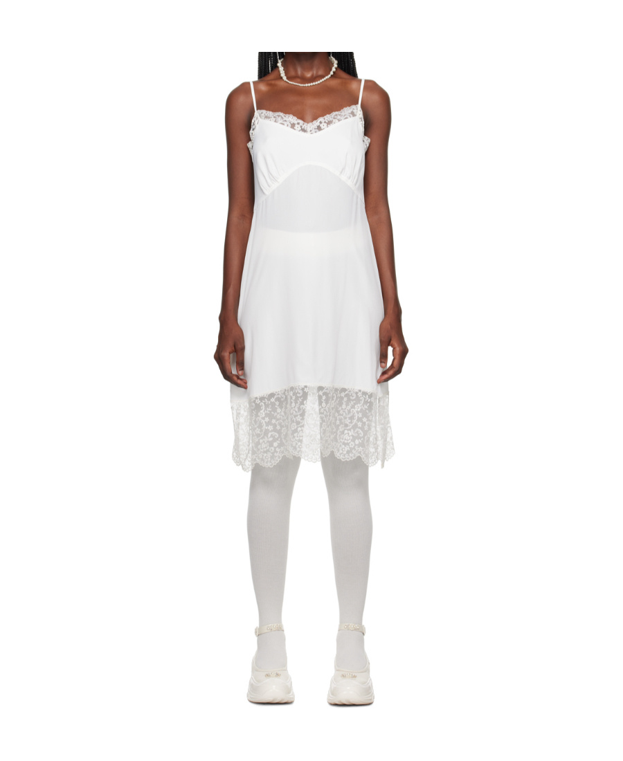 Simone Rocha A Medium-length Lace Dress In White