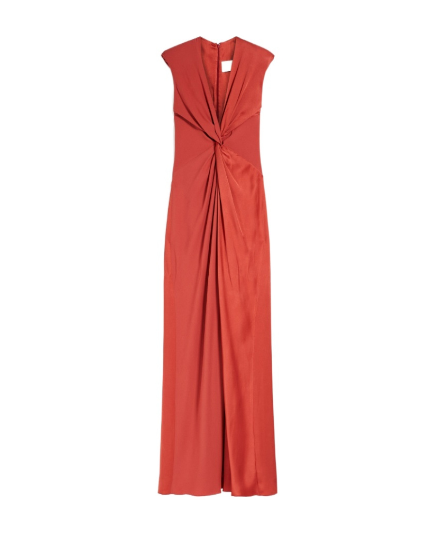 max mara envers satin dress Max Mara Envers Satin Dress In Black