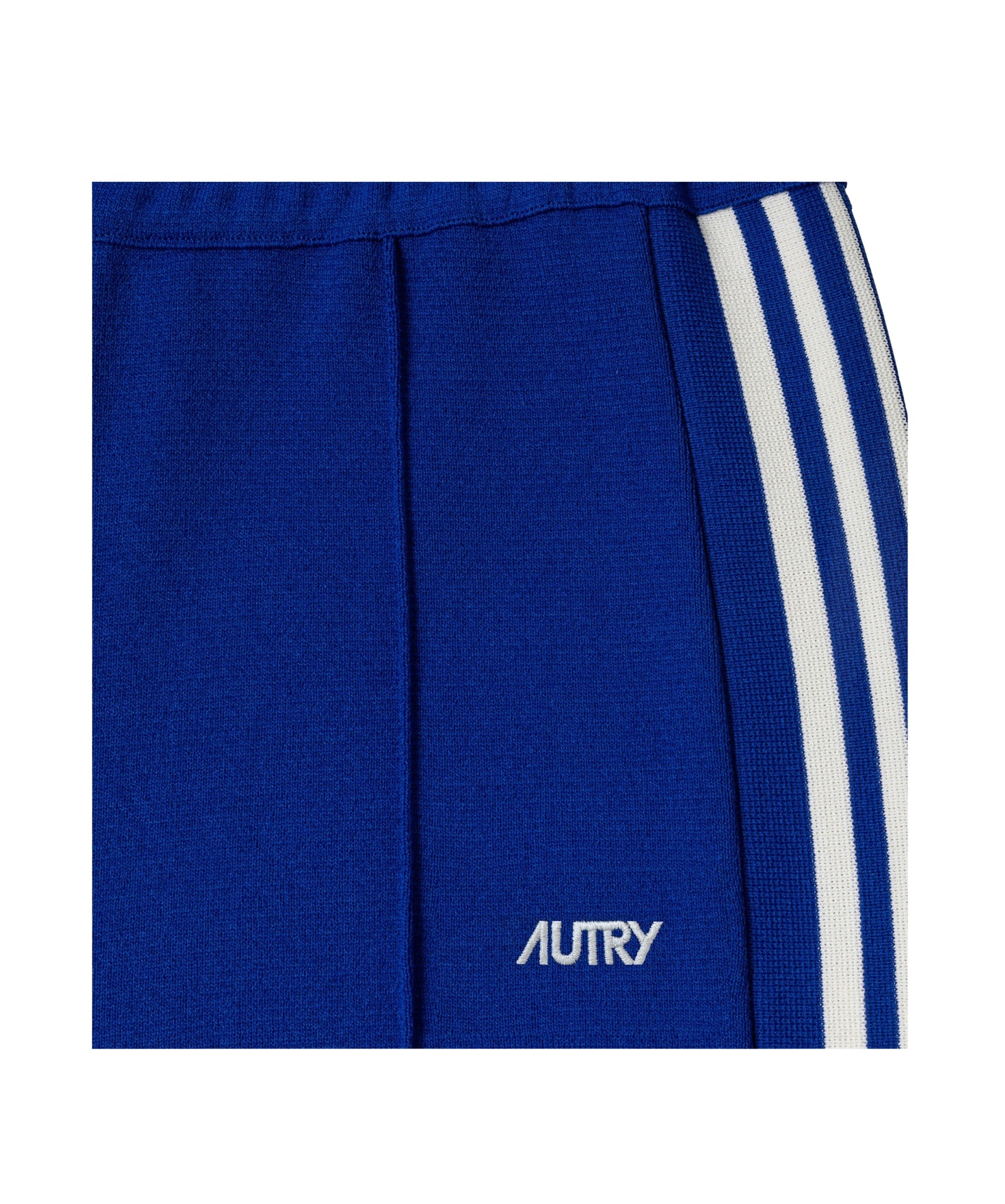 Autry Royal Blue Knitted Viscose Joggers In Blue