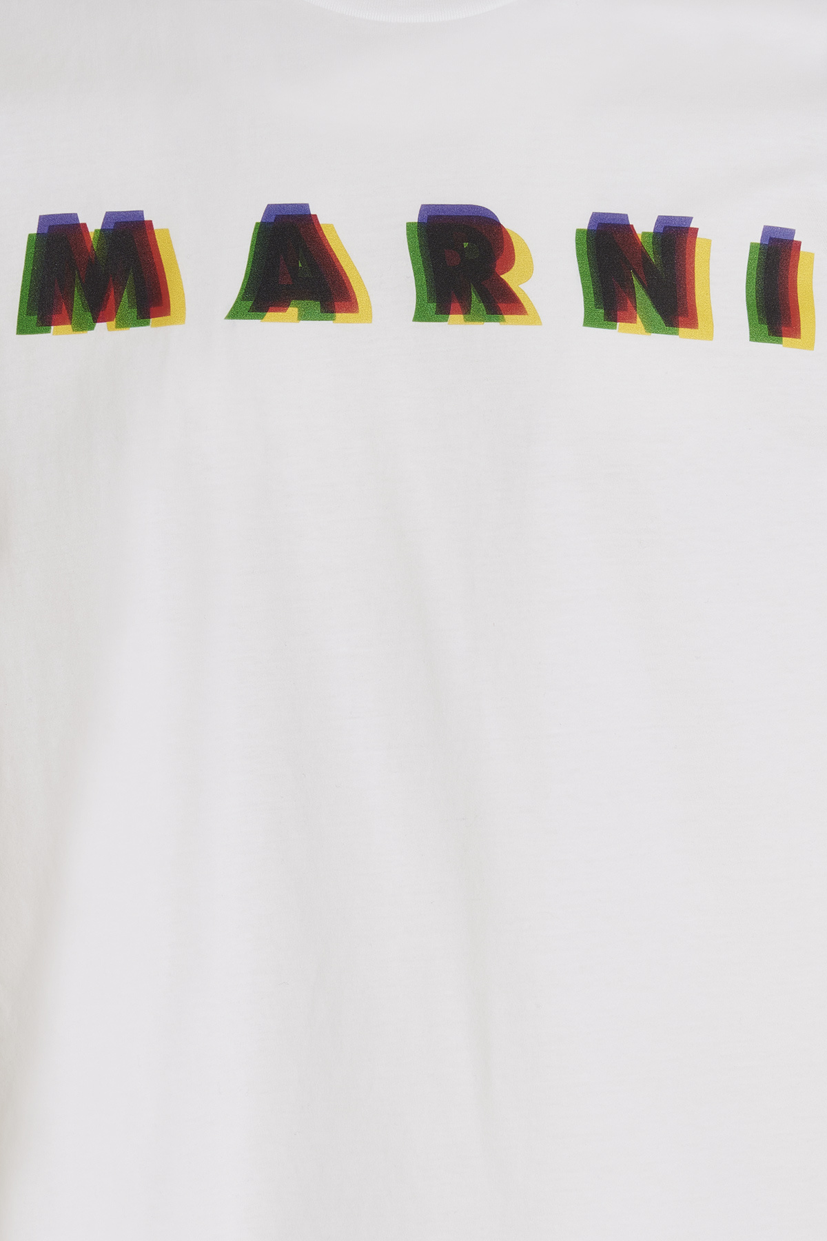Marni Short-sleeve Cotton T-shirt In White