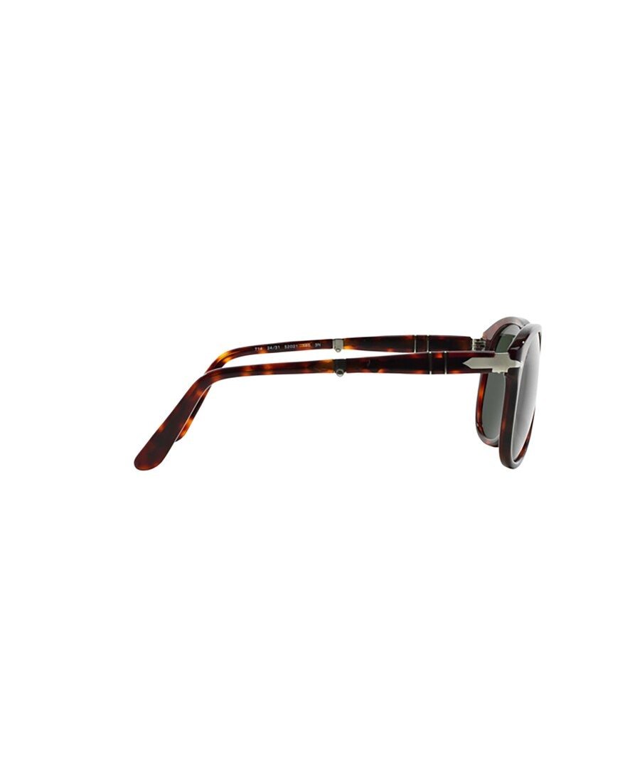 Persol Round Frame Sunglasses In Green