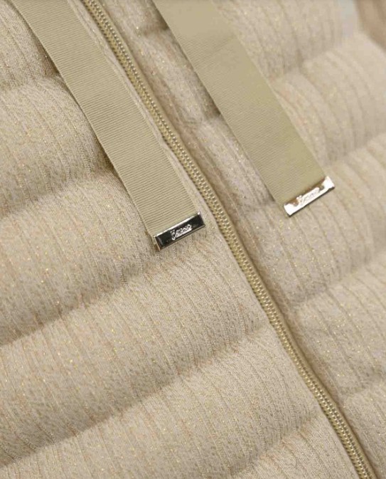 Herno Padded High-neck Jacket In Neutral