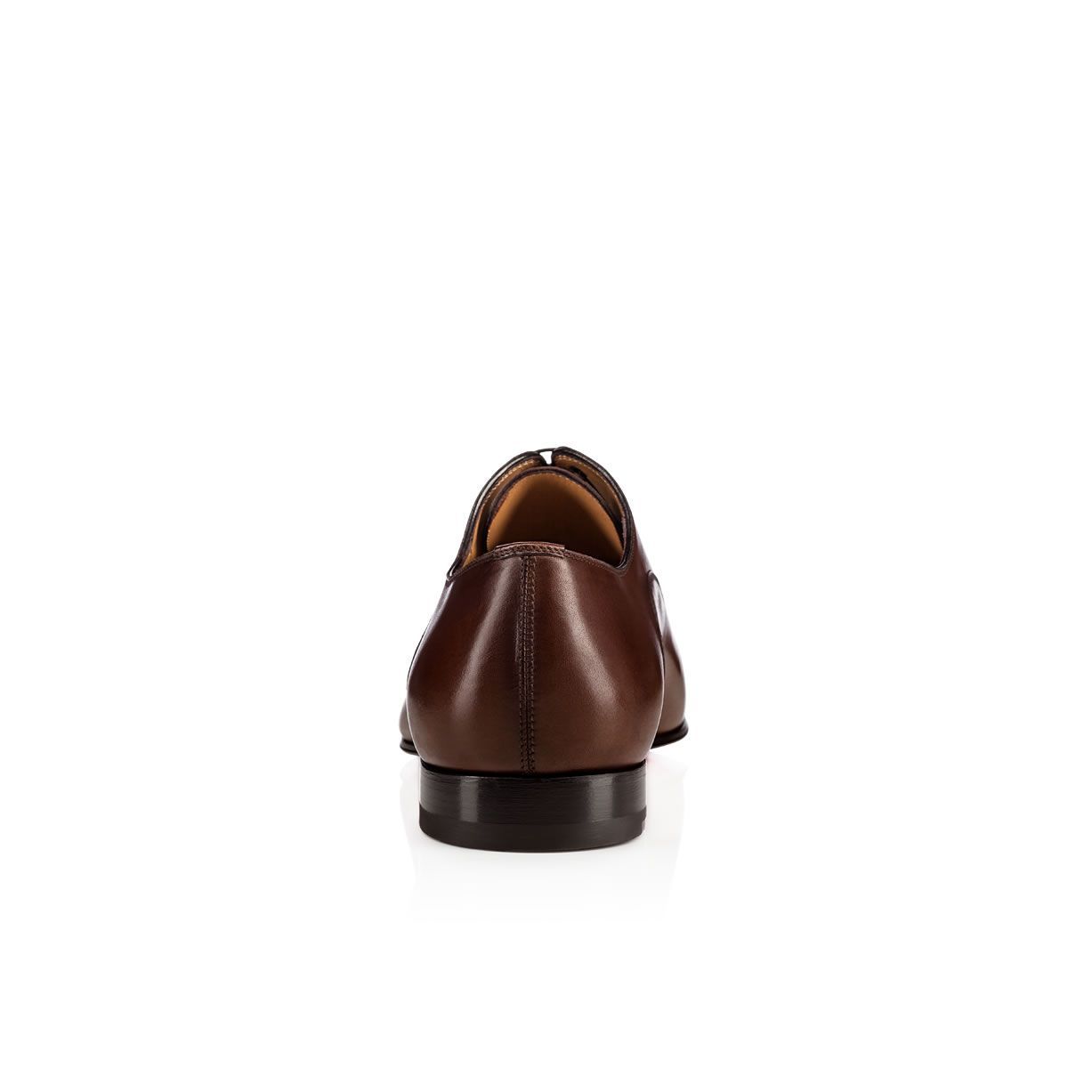 Christian Louboutin Classic Design Derby Shoes In Brown