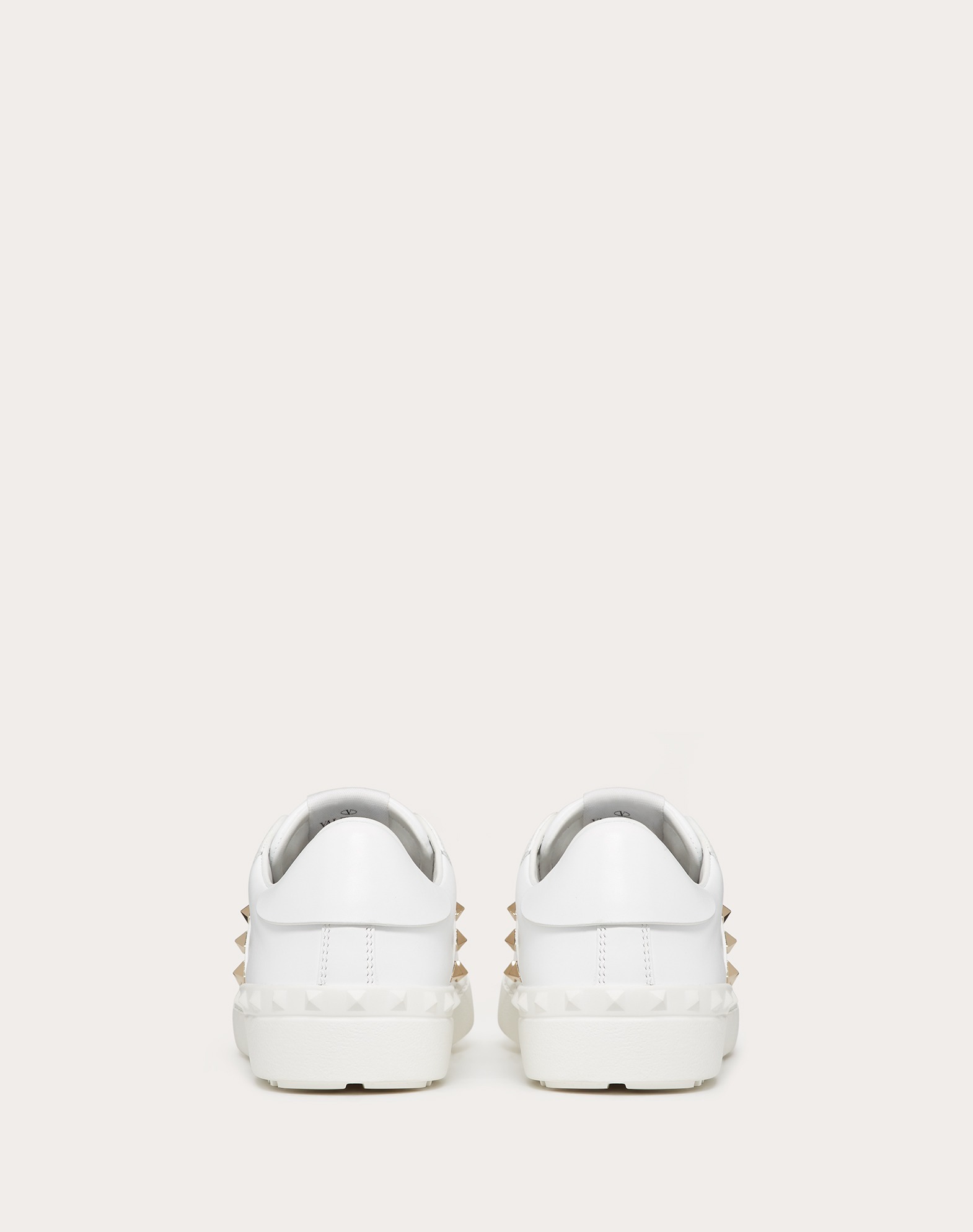 Valentino Garavani Valentino Rockstud Untitled Leather Sneaker In White