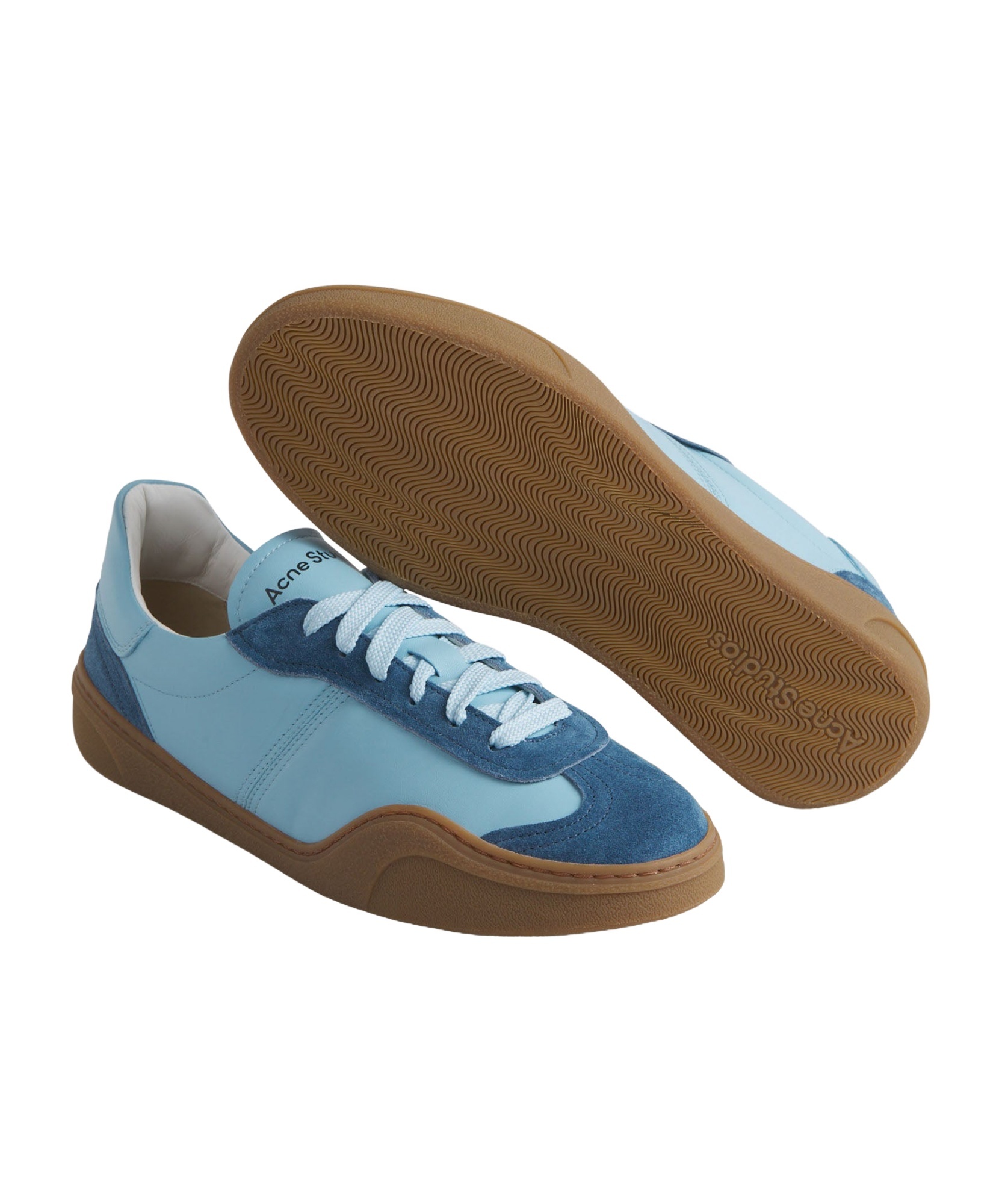 Acne Studios Sneakers Bars M Mit Veloursleder In Blue