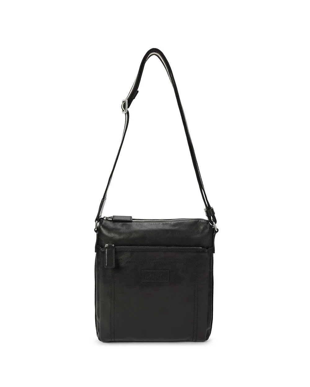 Bally Logo Shoulder Bag In Black