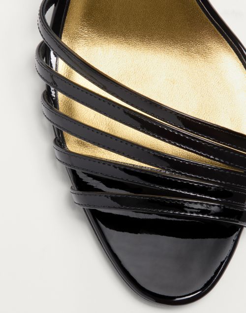 Valentino 85mm Strappy Sandals In Black