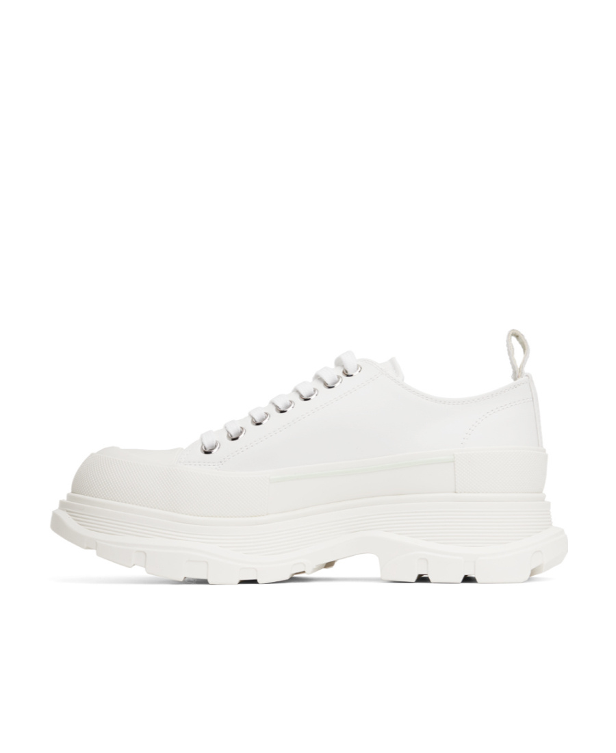Alexander Mcqueen Tread Slick 50mm Graphic-print Sneakers In White