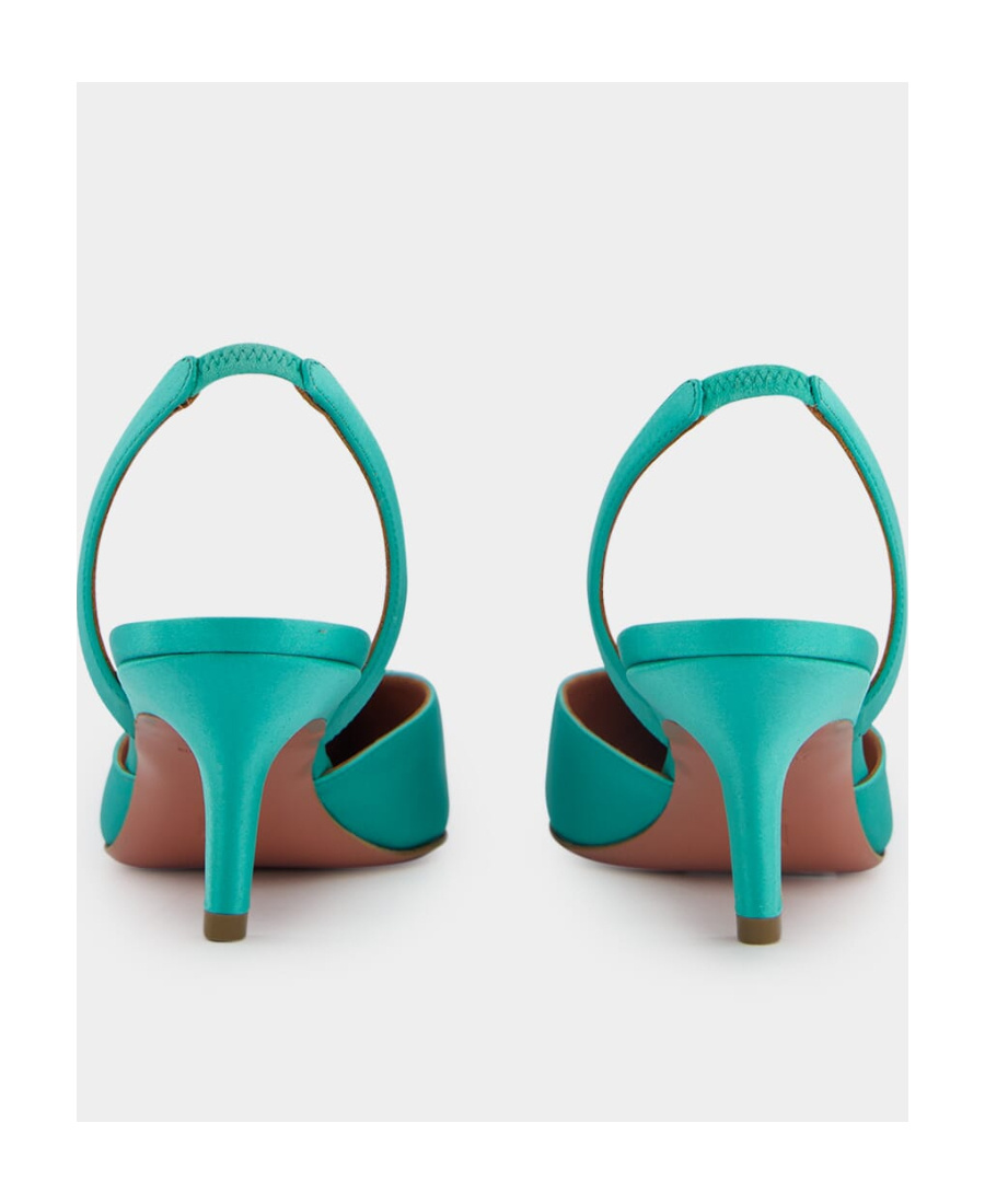 Amina Muaddi Cusp High-heeled Shoes In Green