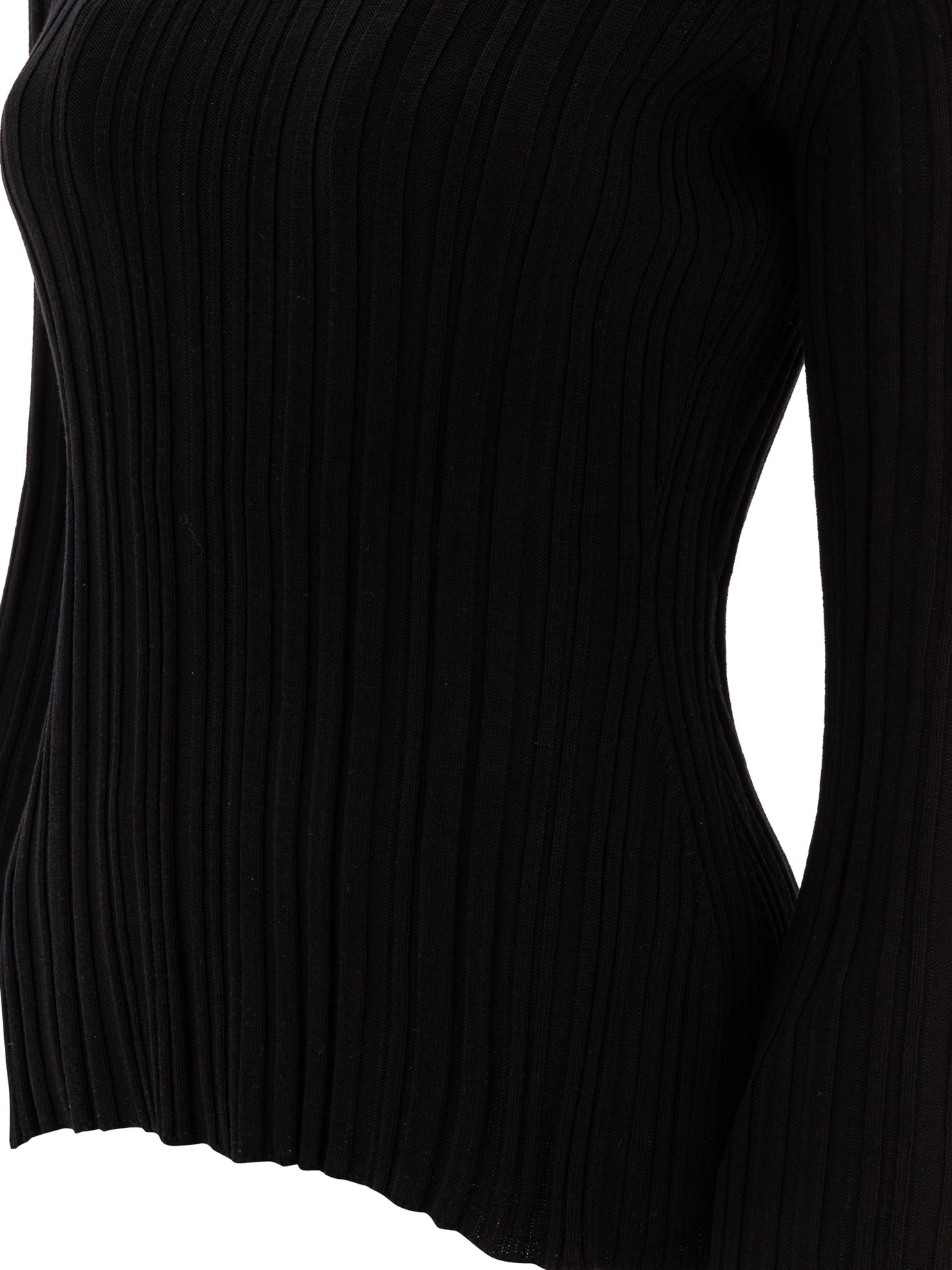 LOULOU STUDIO LOULOU STUDIO ELSA RIBBED LONG SLEEVE TOP 