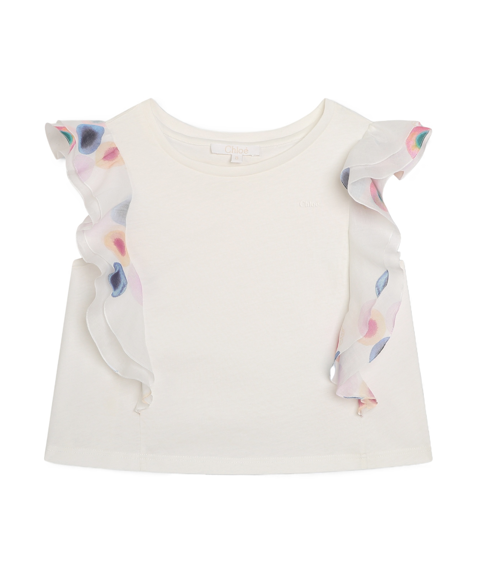 Chloé Round-neck Blouse In White
