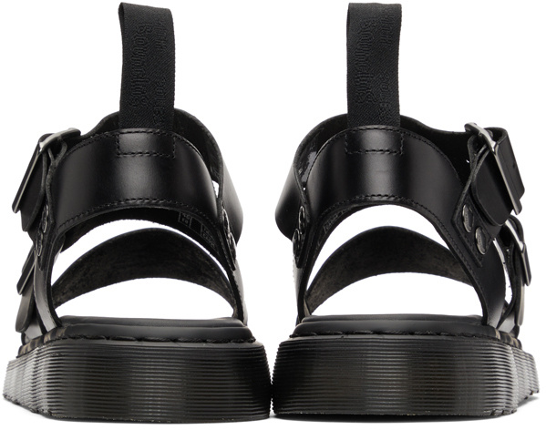 Dr. Martens' Gryphon Strap Sandals In Black