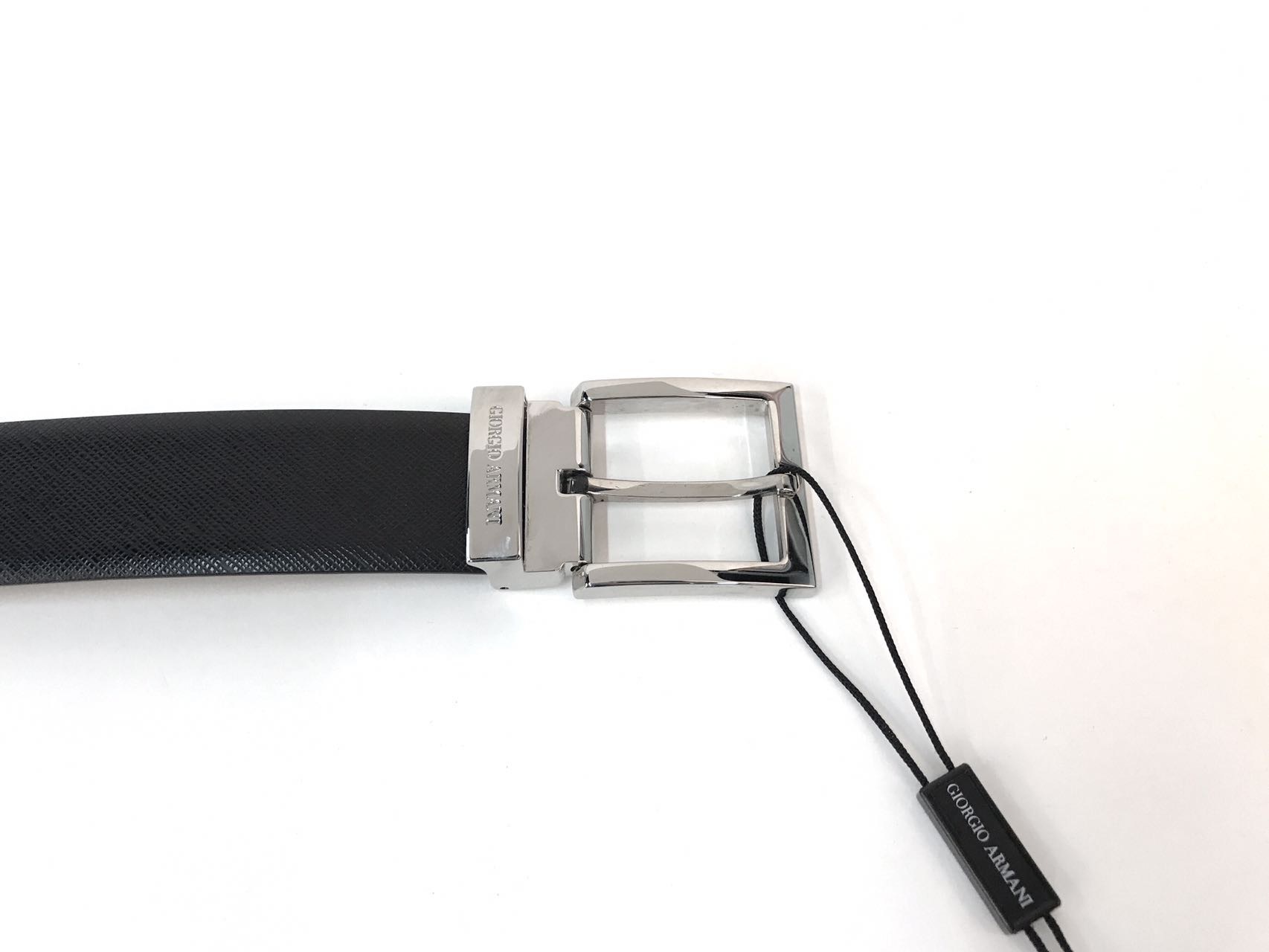 GIORGIO ARMANI LOGO DETAIL BELT