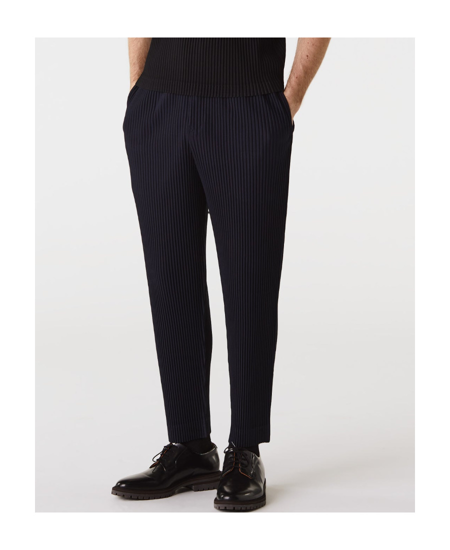 ISSEY MIYAKE PLEATED TAPERED TROUSERS