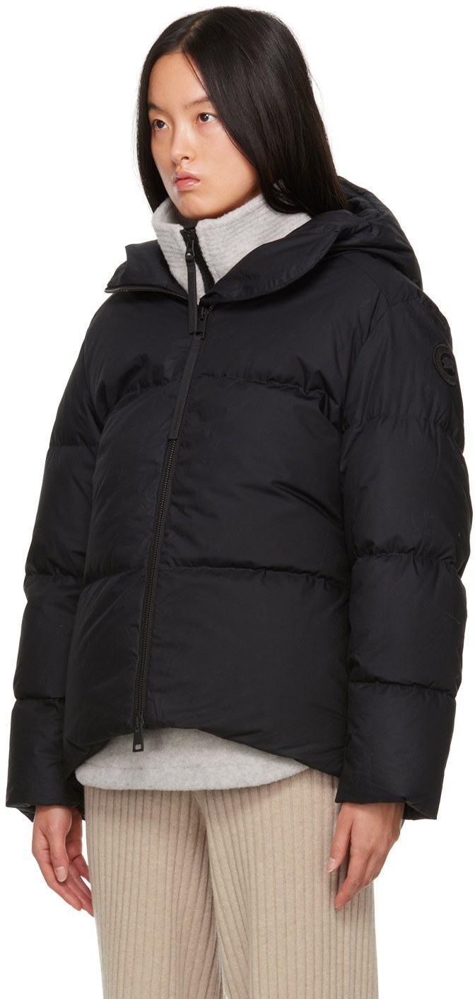 Canada Goose Garnet Puffer In Black