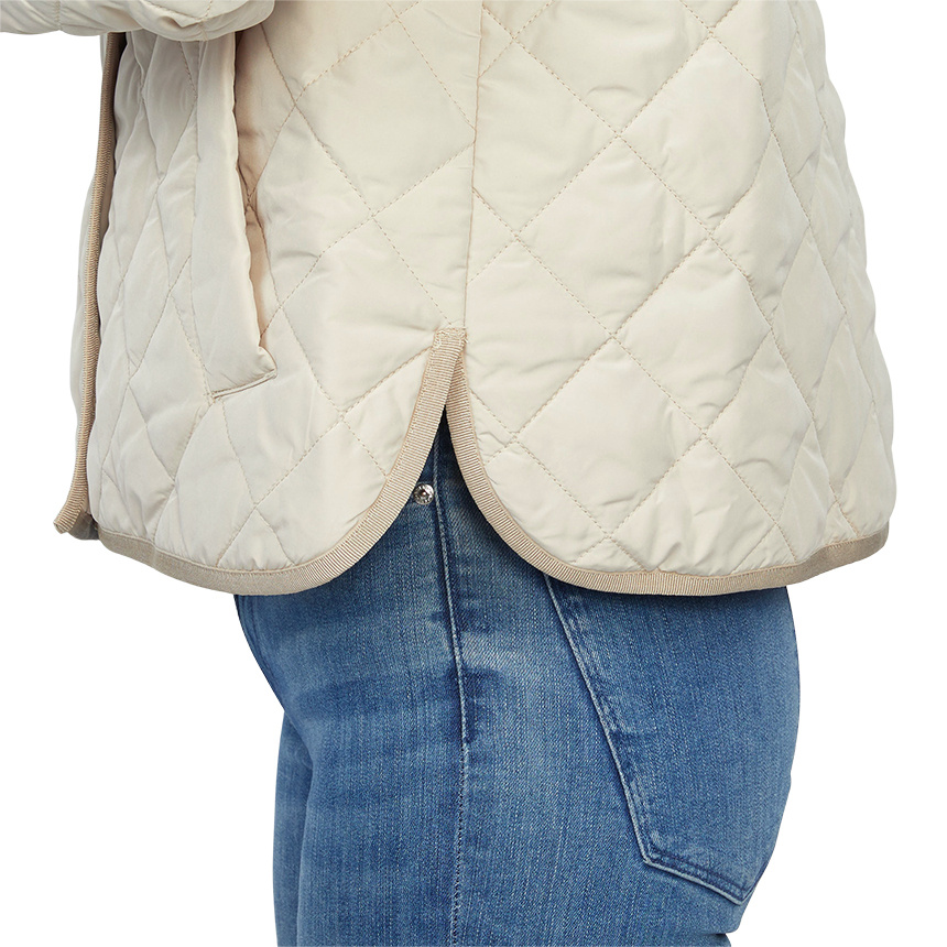 Weekend Max Mara Quilted Padded Jacket In White