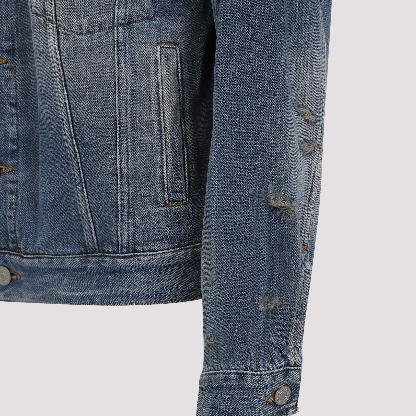 MM6 MAISON MARGIELA SINGLE-STITCH DENIM JACKET