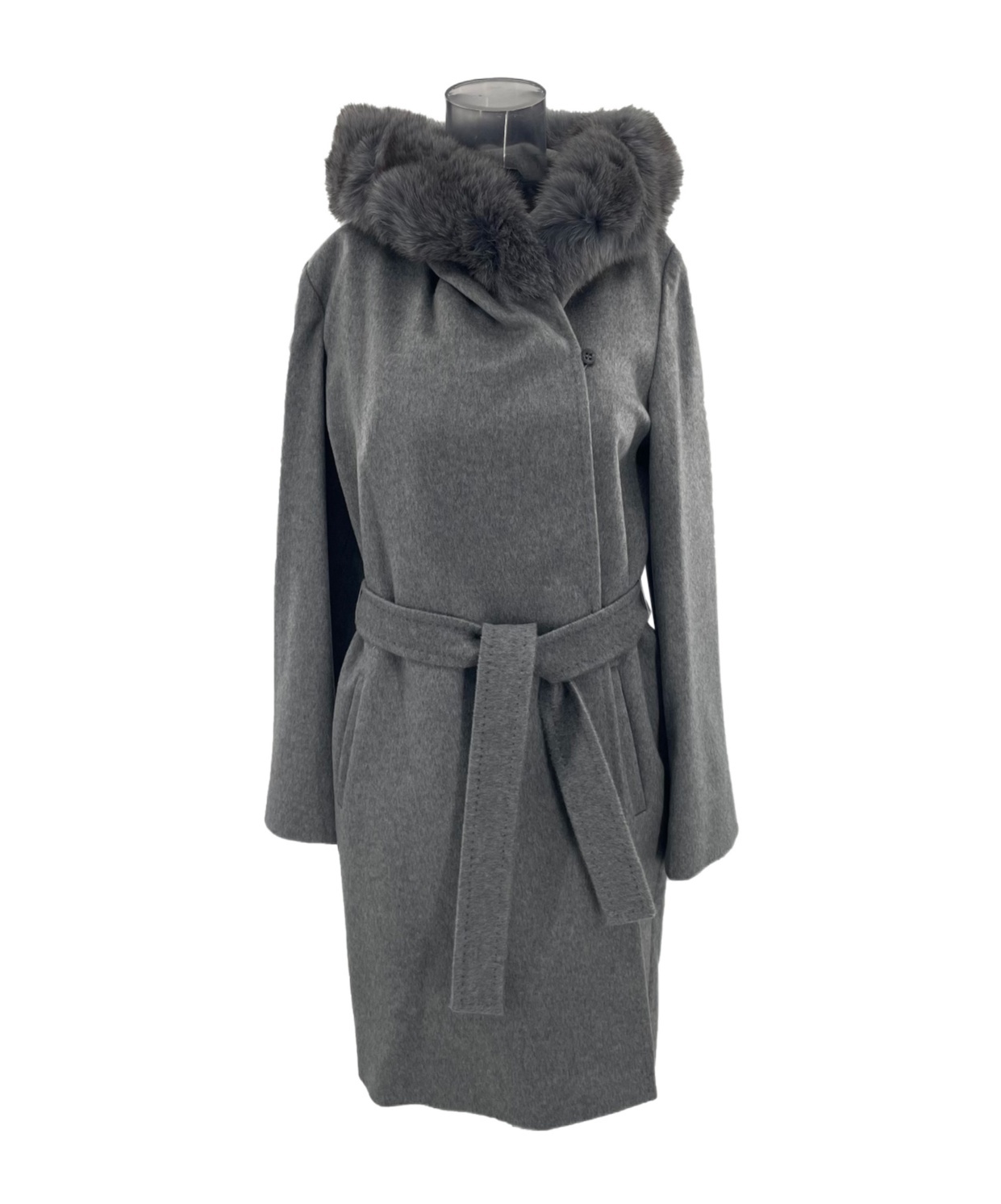 Max Mara Long-sleeved Coat In Black