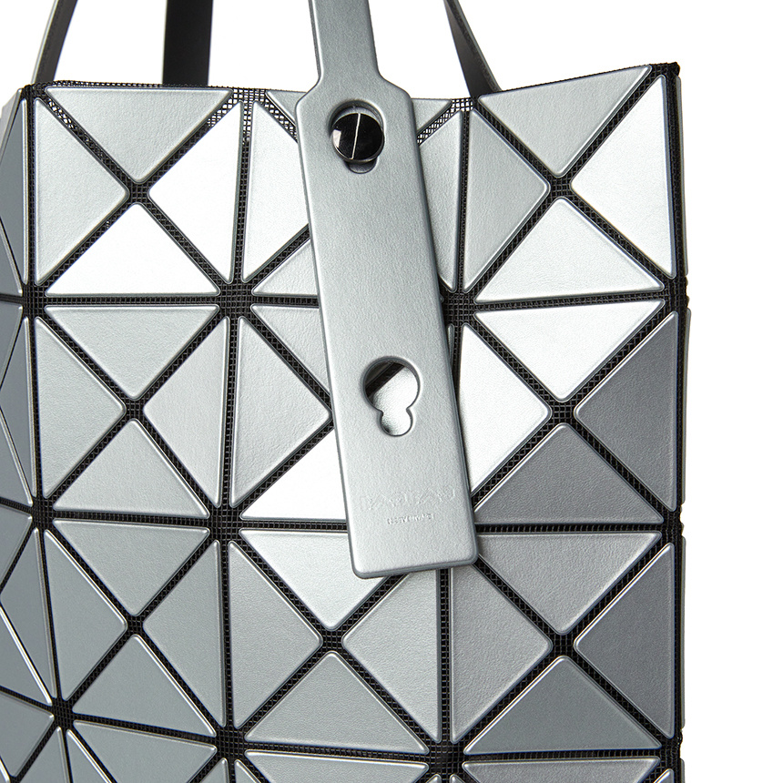 Bao Bao Issey Miyake Lucent Shoulder Bag In Gray